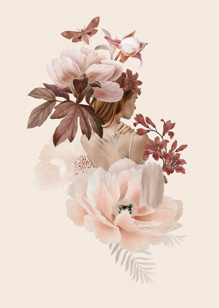 Peonies A3